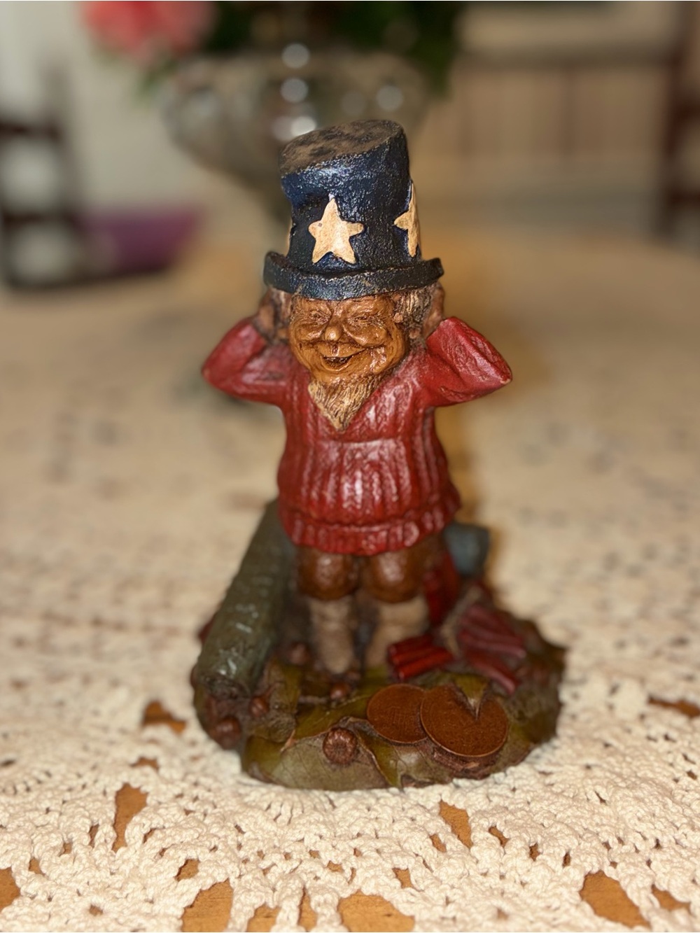 Vintage 1950 Tom Clark Rare "Sammy" Patriotic Gnome - Picture 4 of 11